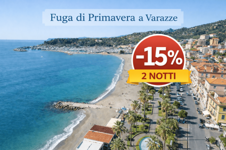 Fuga di Primavera a Varazze con 15% di sconto